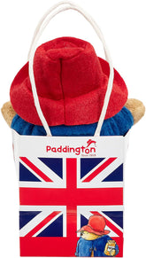 Classic Paddington Bear in Union Jack Bag Soft Toy